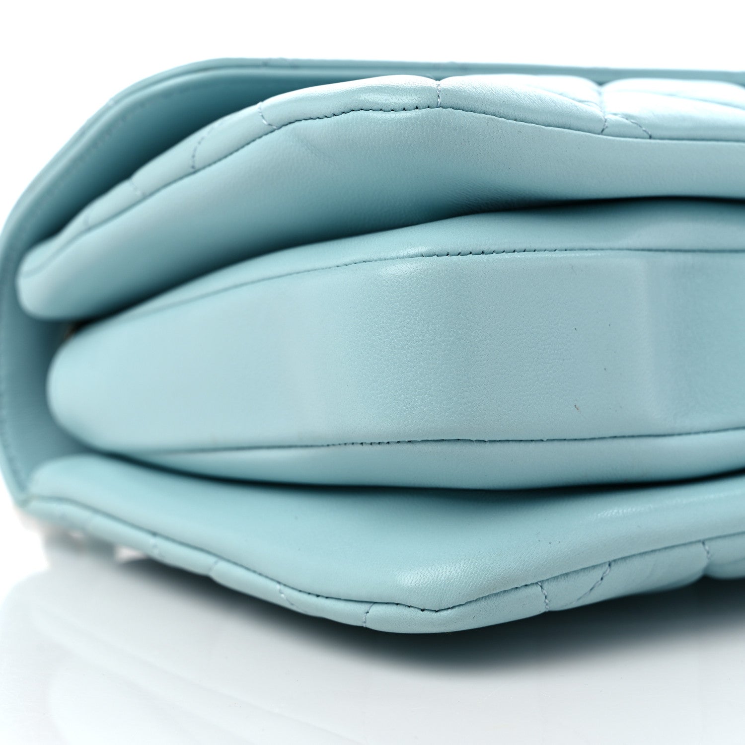 Chanel Lambskin Quilted Small Trendy CC Flap Dual Handle Bag Light Blue 8 of 9