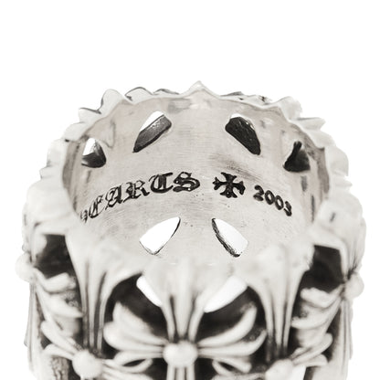 Chrome Hearts Sterling Silver Cemetery Cross Ring 65 11 4 of 6