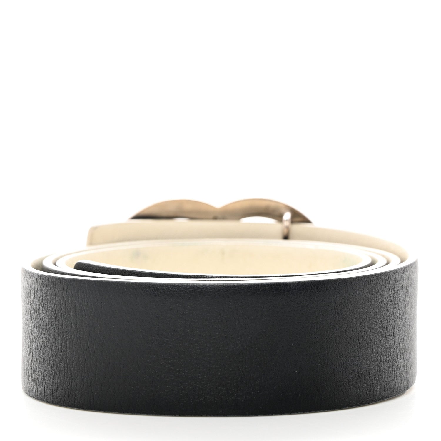 Chanel Calfskin CC Reversible Belt 80/32 White Black 2 of 6