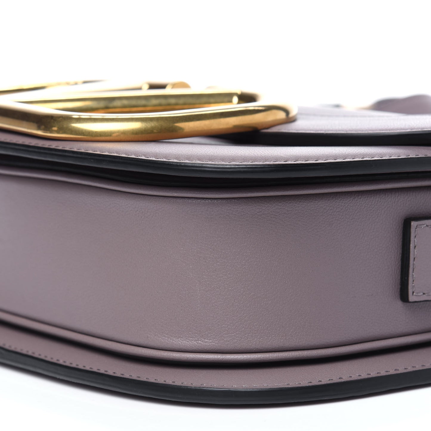 Calfskin Supervee Shoulder Bag Clay