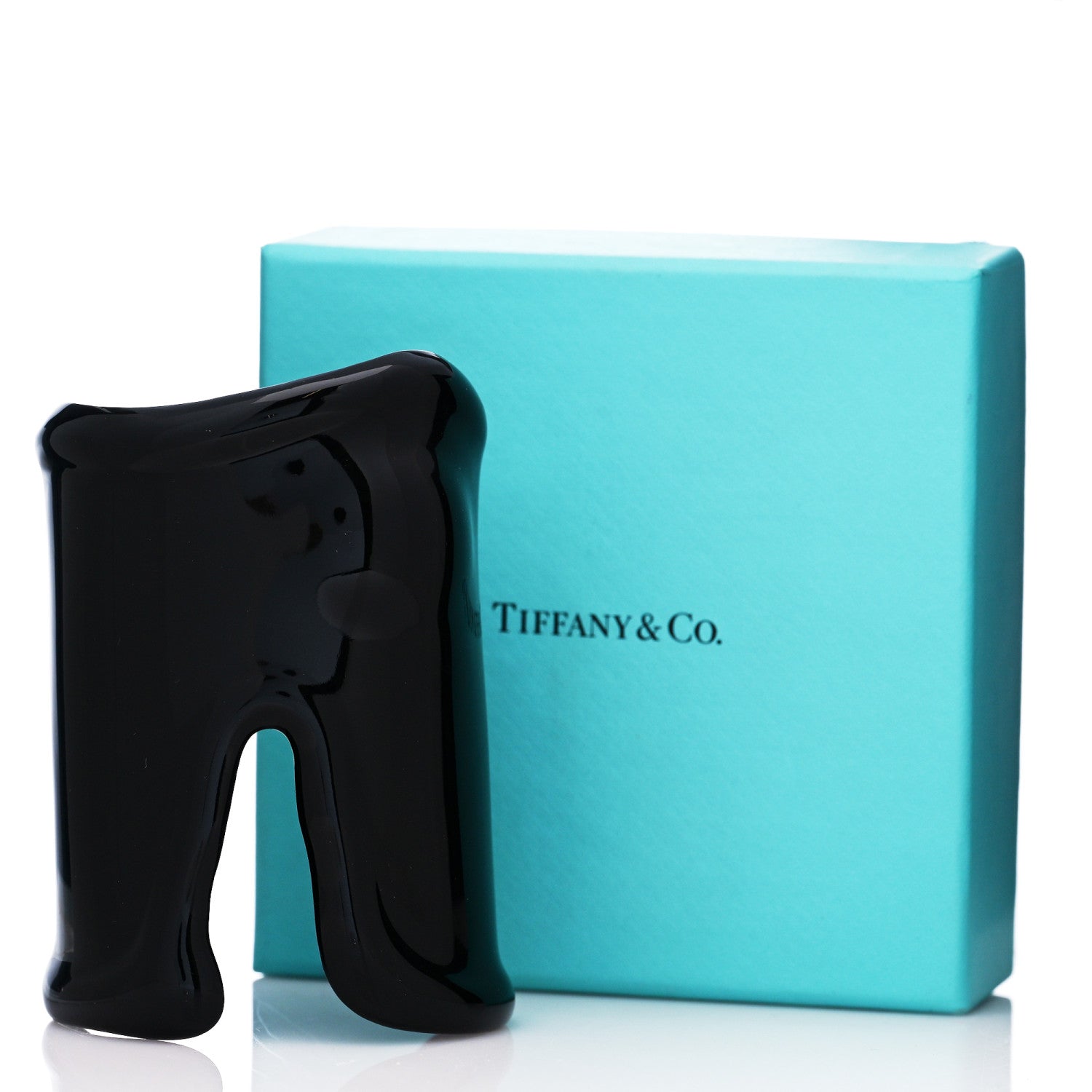 Tiffany Copper Elsa Peretti Large Bone Cuff Bracelet Black 7 of 8