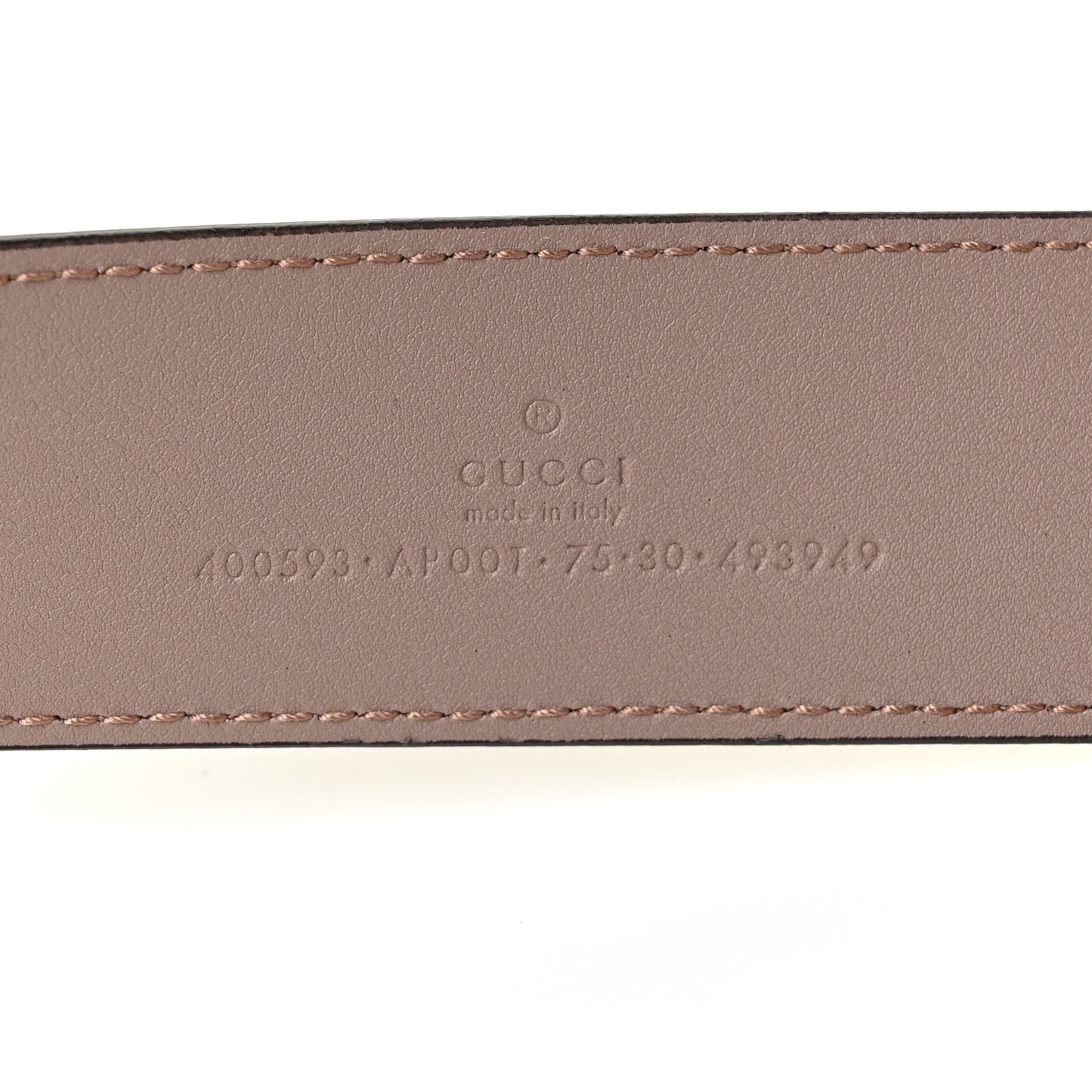 Calfskin Double G 40mm Belt 75 30 Porcelain Rose