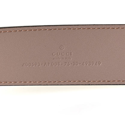 Gucci Calfskin Double G 40mm Belt 75 30 Porcelain Rose 4 of 4