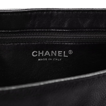 Chanel Caviar Half Moon Large Flap Black 7 of 9