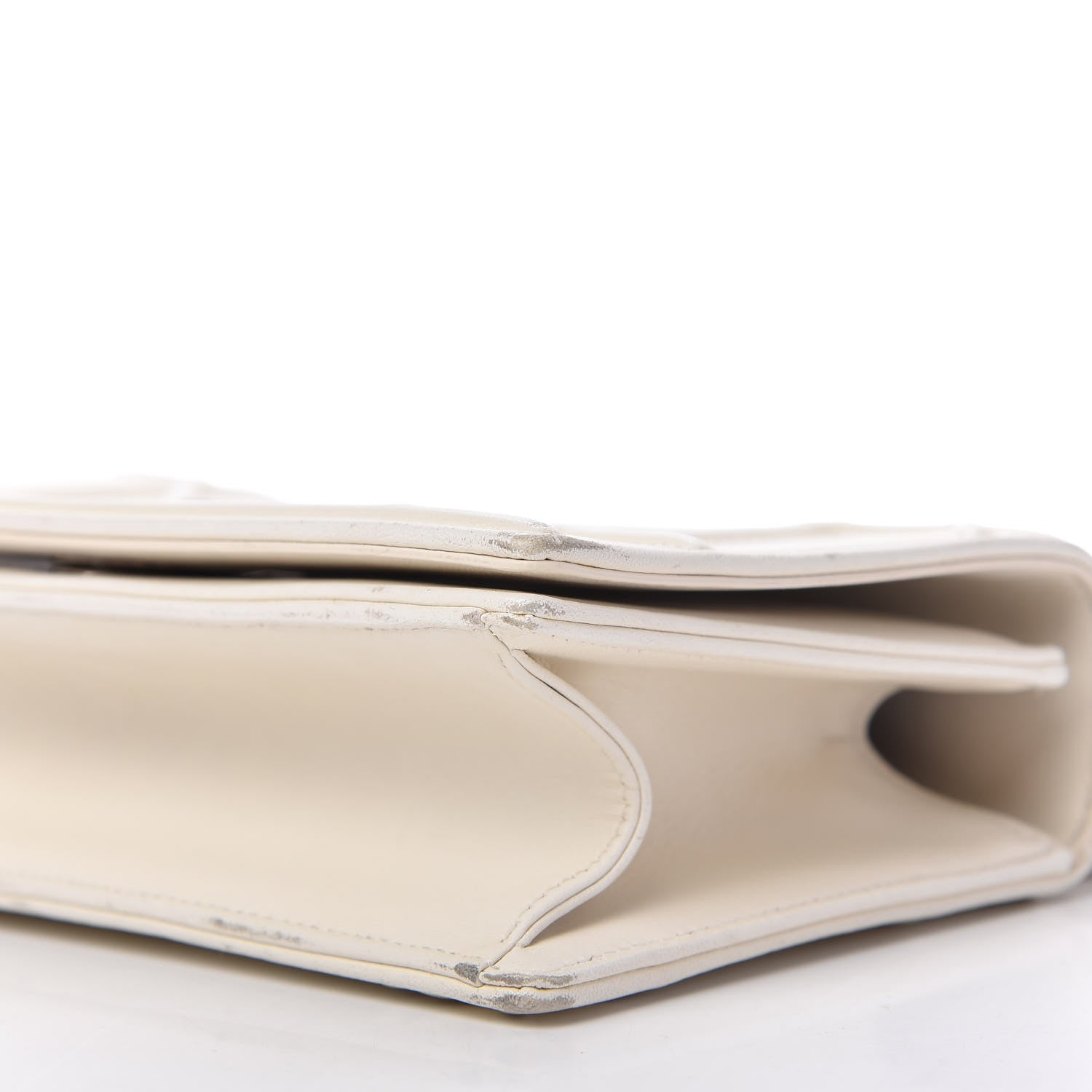 Christian Dior Calfskin Small Diorama Flap Bag Off White 7 of 10