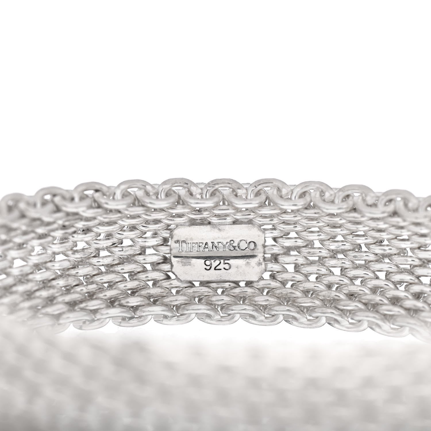 Tiffany Sterling Silver Somerset Mesh Bracelet 4 of 4
