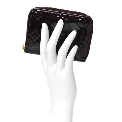 Louis Vuitton Vernis Zippy Coin Purse Wallet Amarante 2 of 9