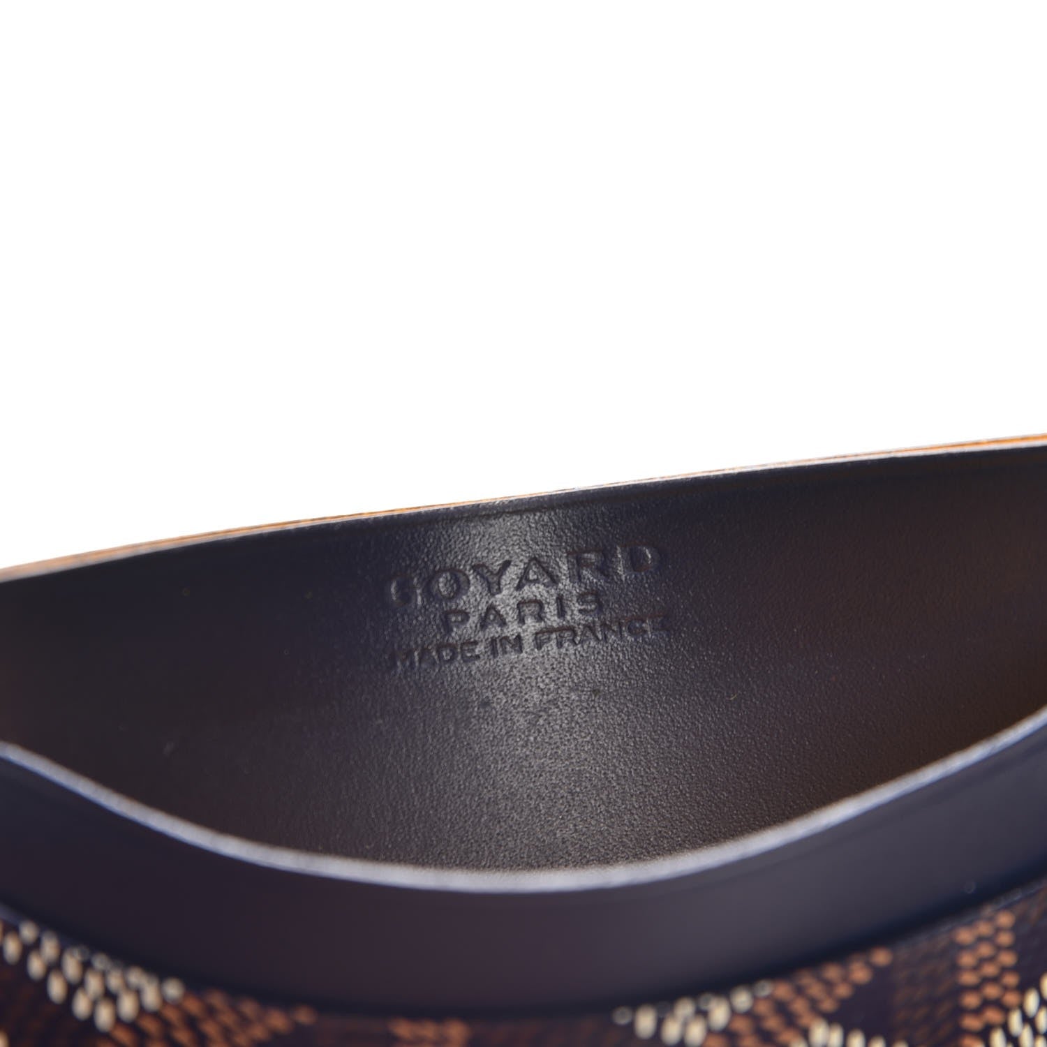 Goyard Goyardine Saint Sulpice Card Holder Navy 6 of 7
