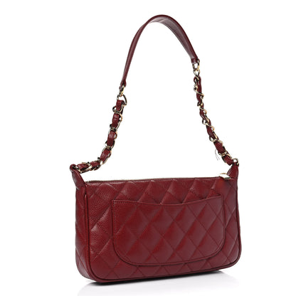 Chanel Caviar Quilted Timeless CC Shoulder Bag Red 2 of 6