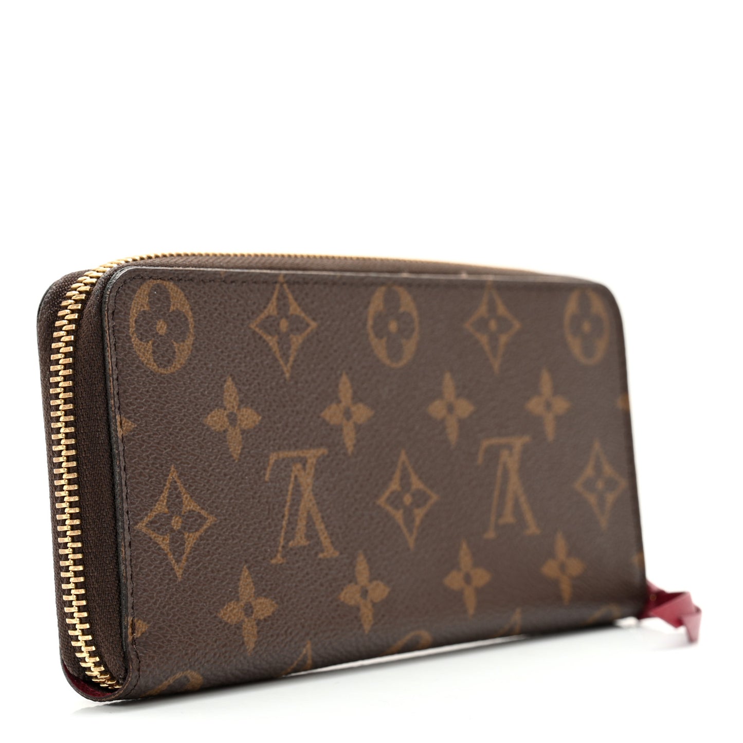 Monogram Clemence Wallet Fuchsia