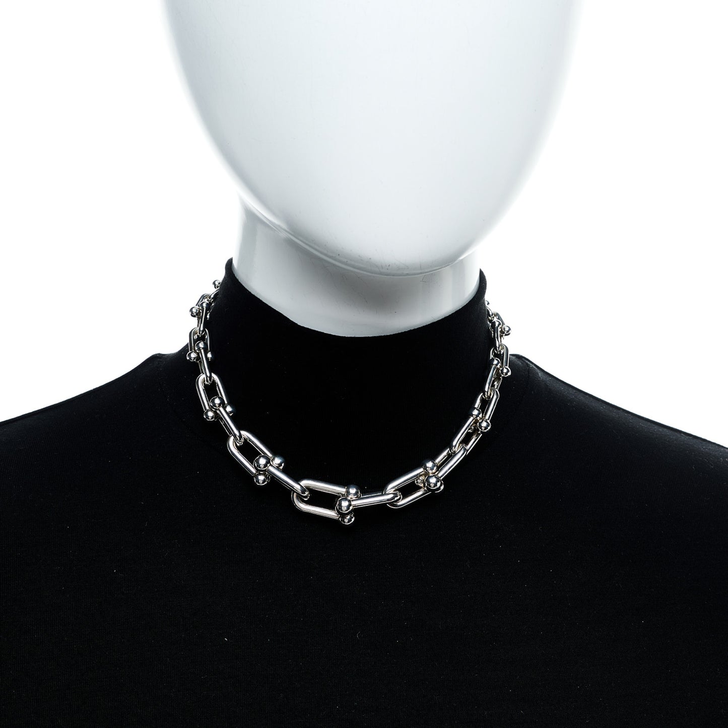 Sterling Silver HardWear Graduated Link Necklace