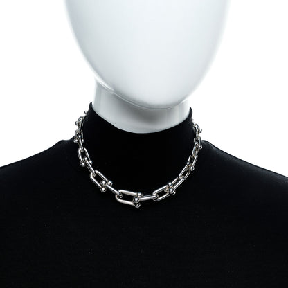 Tiffany Sterling Silver HardWear Graduated Link Necklace 2 of 4