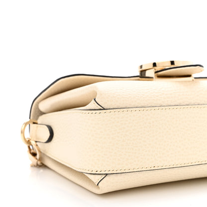Gucci Dollar Calfskin Interlocking G Crossbody Bag Mystic White 9 of 10