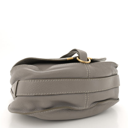Chloe Calfskin Medium Marcie Round Crossbody Bag Cashmere Grey 4 of 17