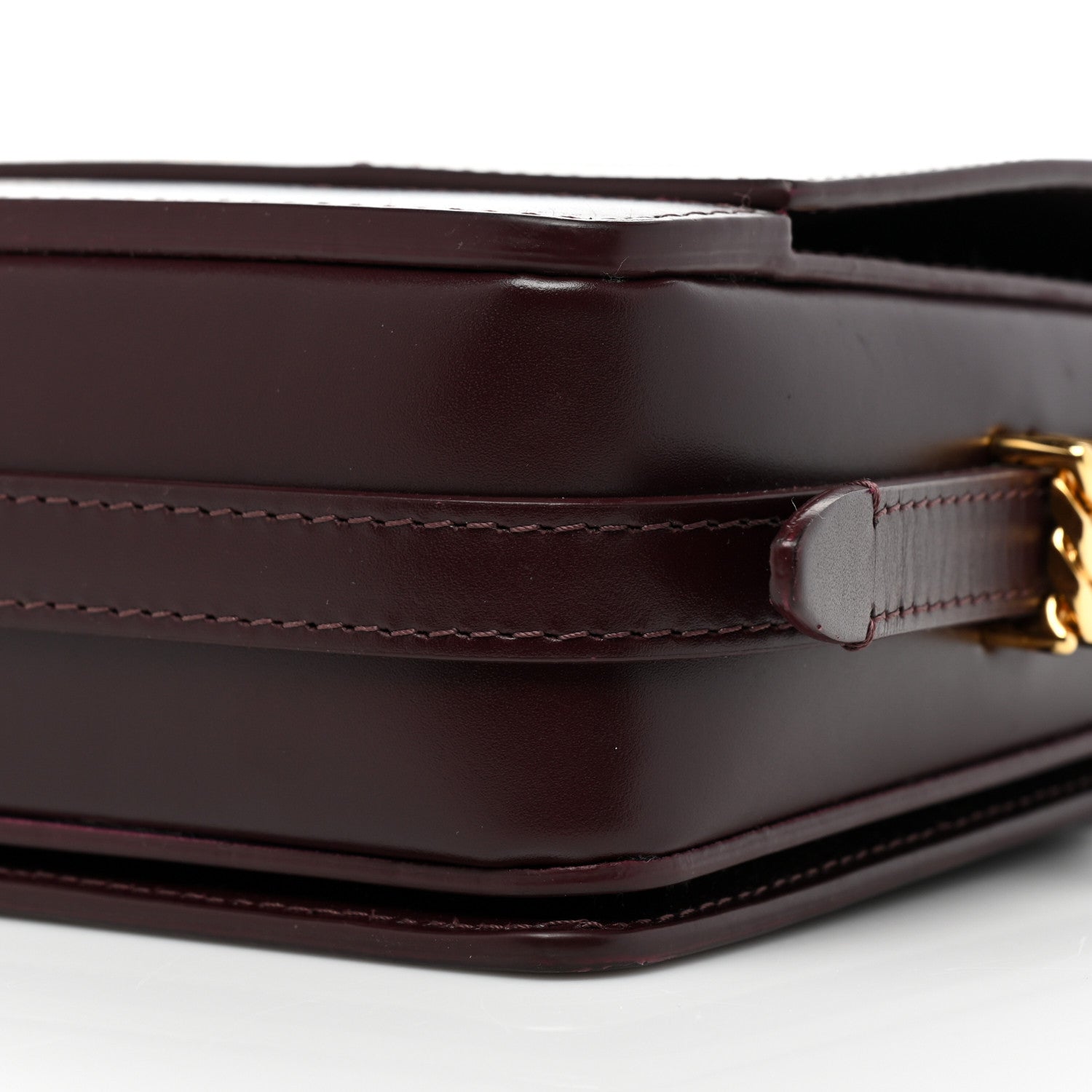 Burberry Smooth Calfskin Small Grace Bag Oxblood 8 of 12