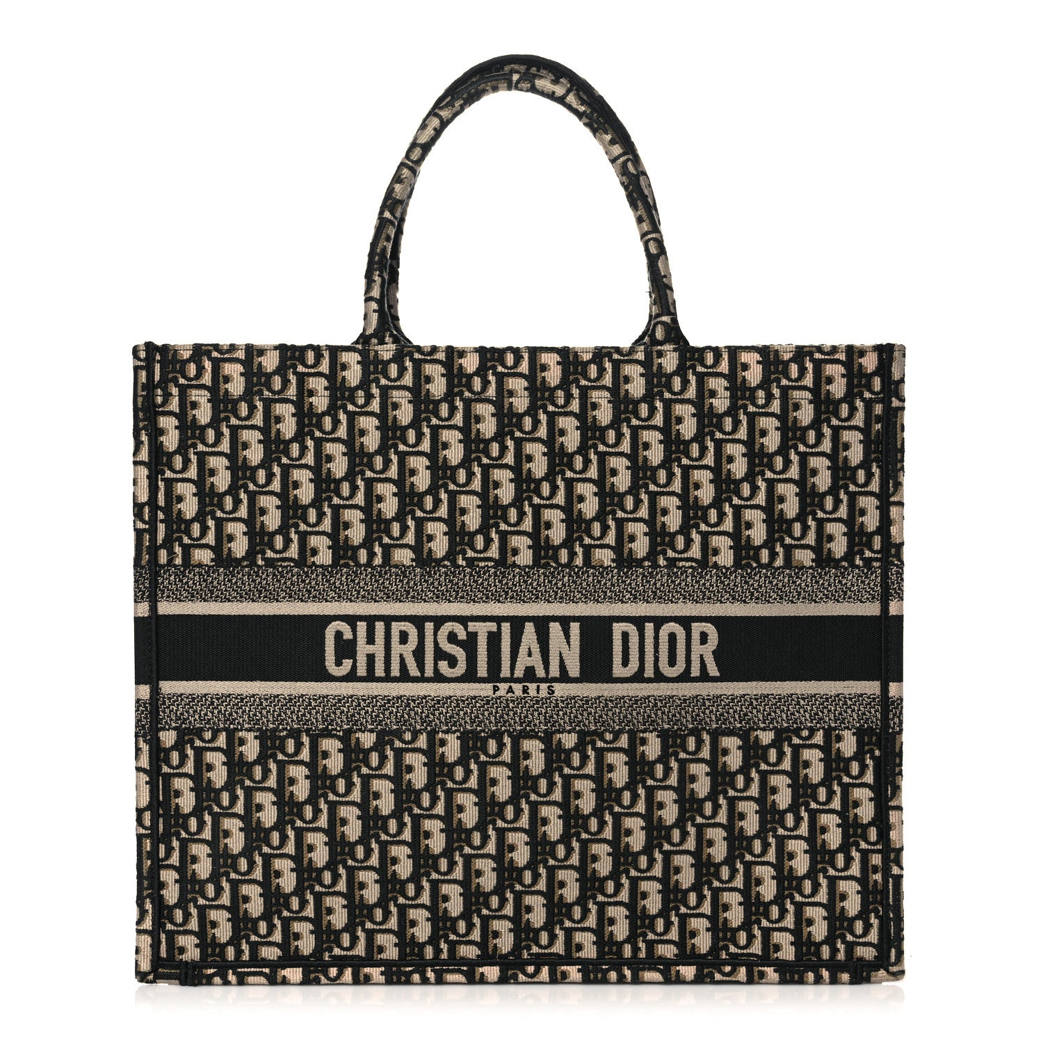 Christian Dior Oblique Large Book Tote Vert Multicolor 1 of 11