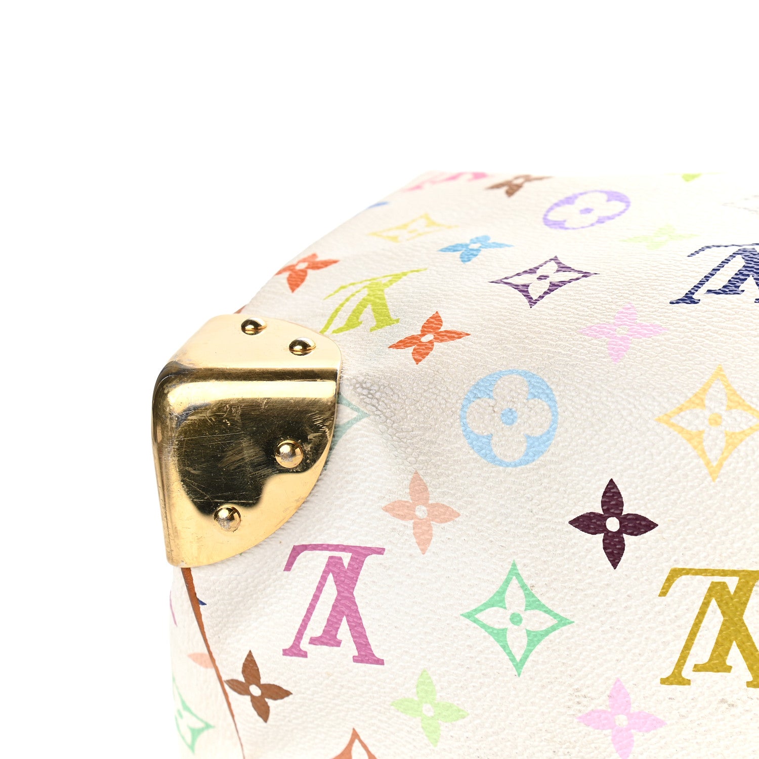 Louis Vuitton Monogram Multicolor Speedy 30 White 9 of 10