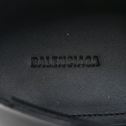 Balenciaga Calfskin Mens Square Toe Derby Shoes 42 Black 9 of 9