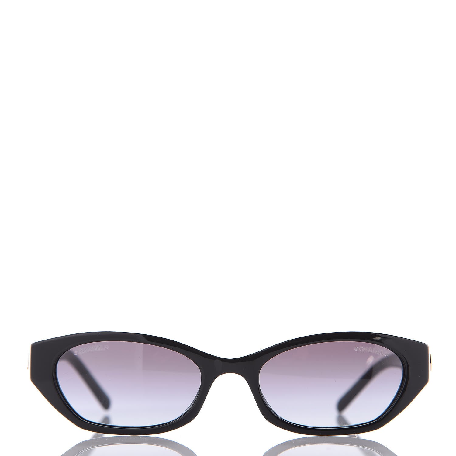 Chanel Rectangle Sunglasses A71280 Black 3 of 8