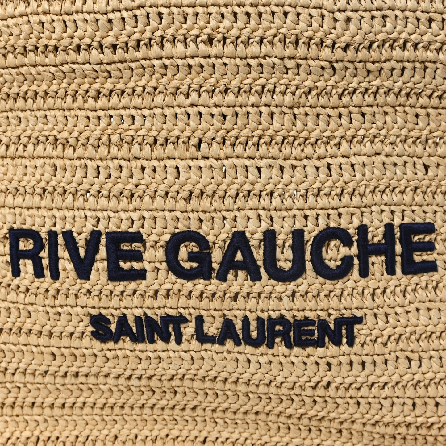 Raffia Rive Gauche Tote Natural