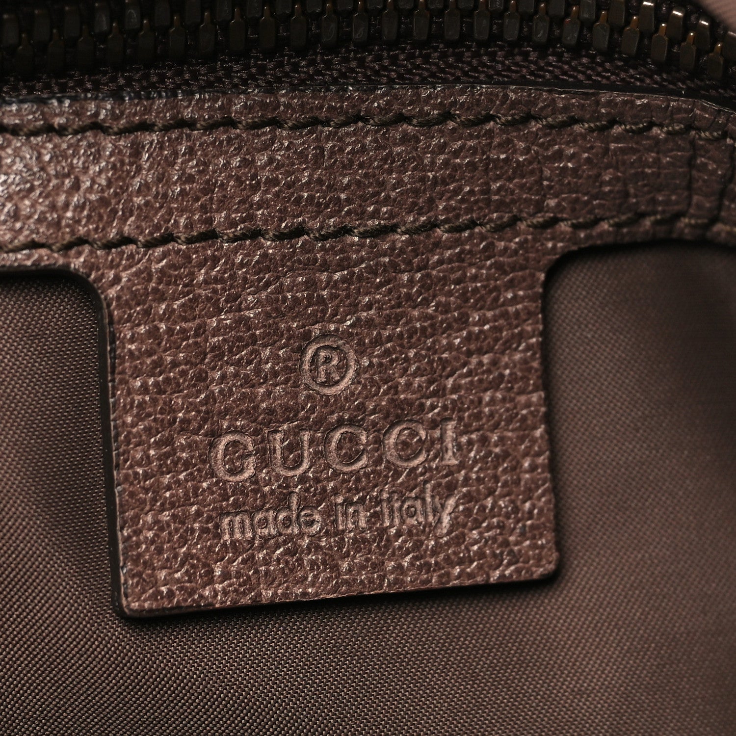 Gucci GG Supreme Monogram Neo Vintage Drawstring Backpack Beige New Acero Crop 5 of 9