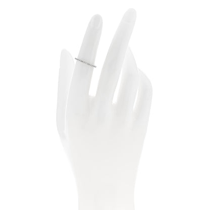 Tiffany Platinum Diamond Metro Band Ring 47 4.25 2 of 4