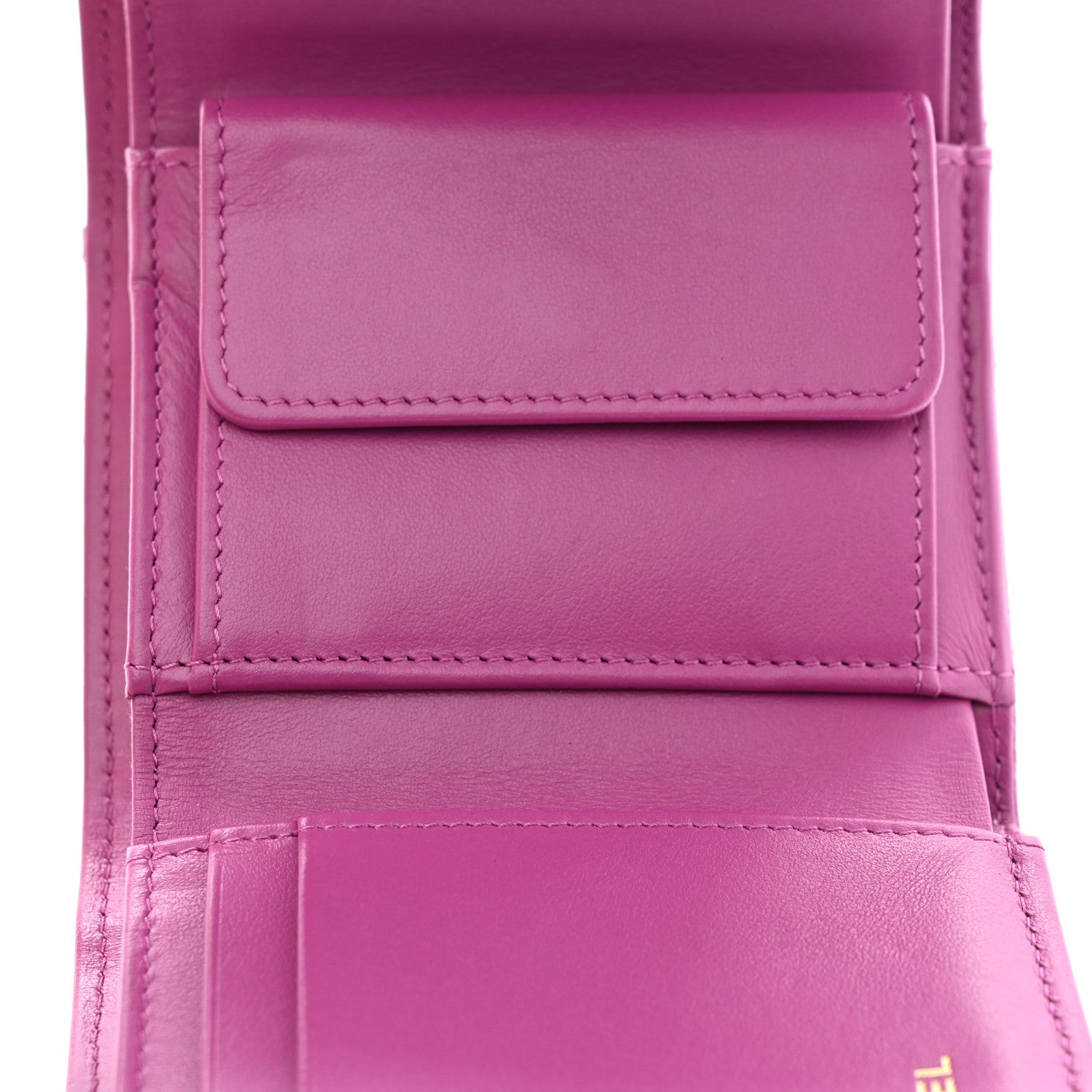Chanel Caviar Quilted Small Flap Wallet Pink 5 of 9