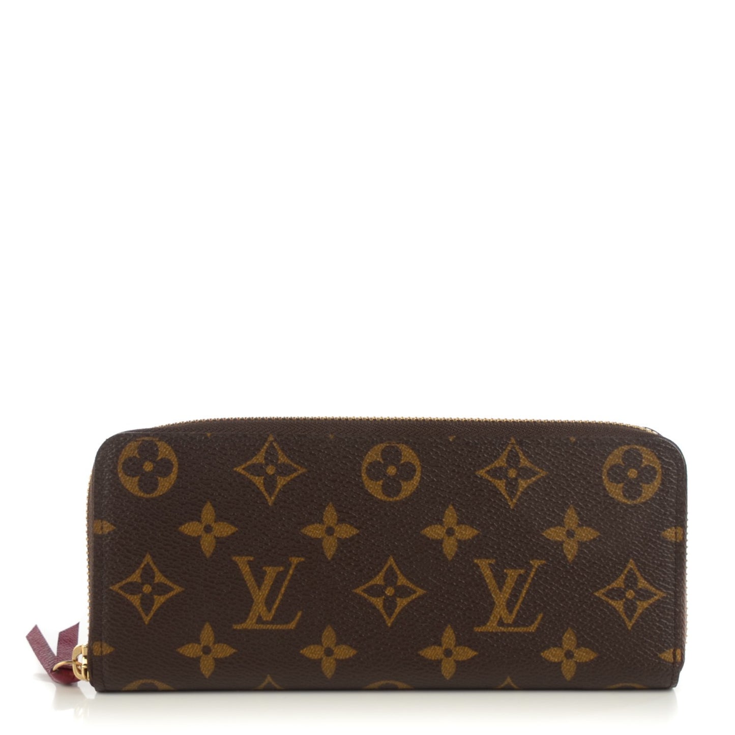 Monogram Clemence Wallet Fuchsia
