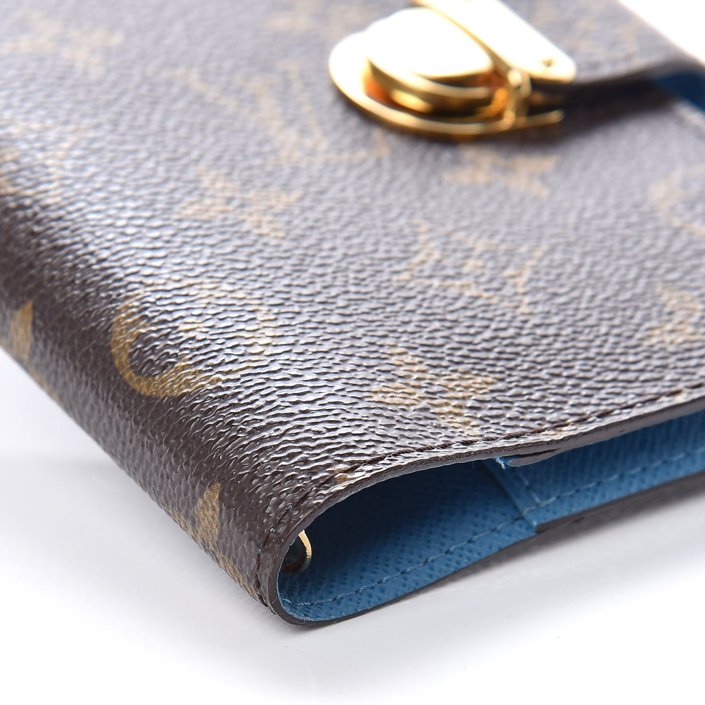 Monogram Koala Small Ring Agenda Cover Blue