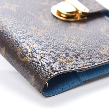 Louis Vuitton Monogram Koala Small Ring Agenda Cover Blue 5 of 10