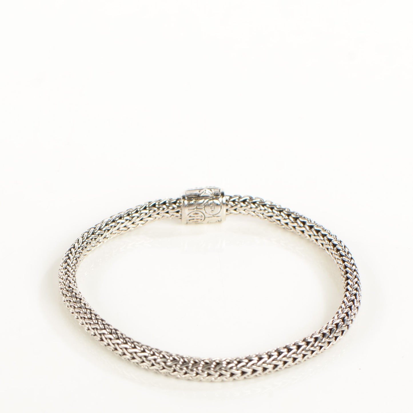 Sterling Silver Blue Sapphire Extra Small Classic Chain Clasp Bracelet M