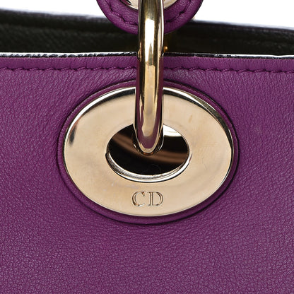 Christian Dior Calfskin Large Diorissimo Bag Purple 12 of 19