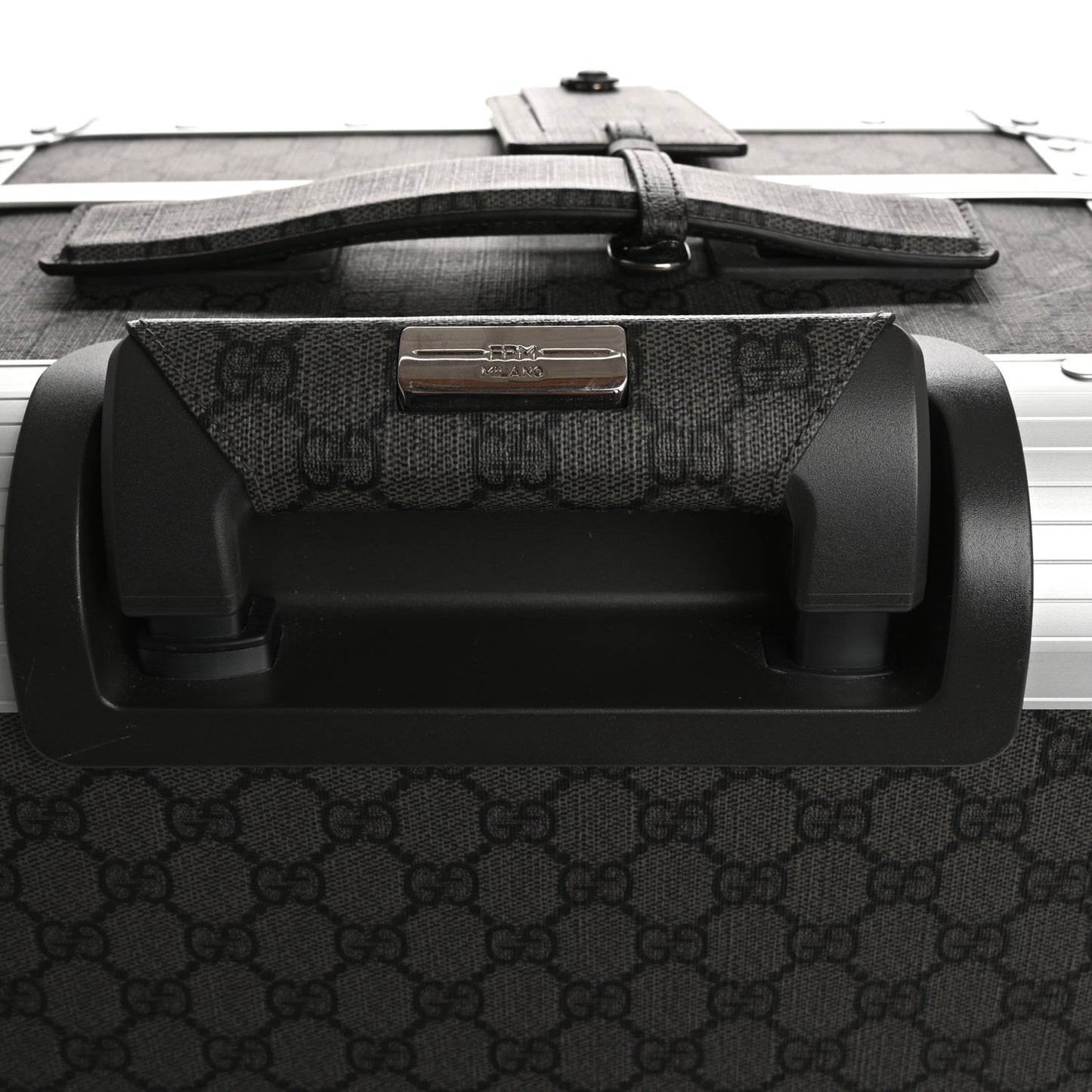 GG Supreme Monogram Porter Carry On Suitcase