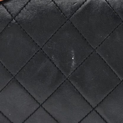 Chanel Lambskin Quilted Medium Double Flap Black 11 of 15
