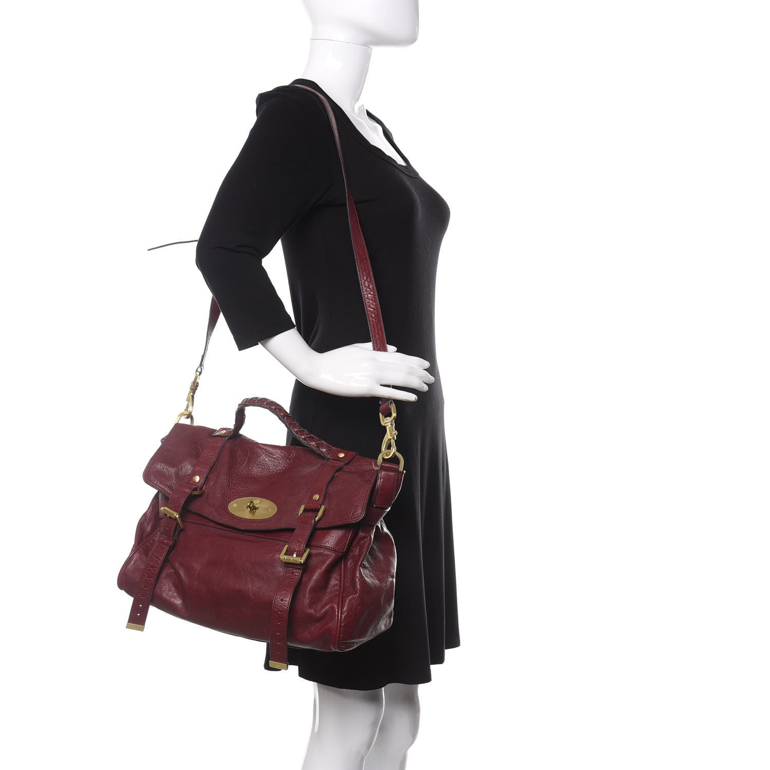 Mulberry Soft Buffalo Medium Alexa Conker 2 of 13
