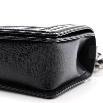 Chanel Caviar Quilted New Medium Boy Flap Black 10 of 11