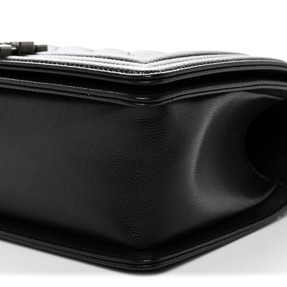 Chanel Caviar Quilted Medium Boy Flap Black 10 of 10