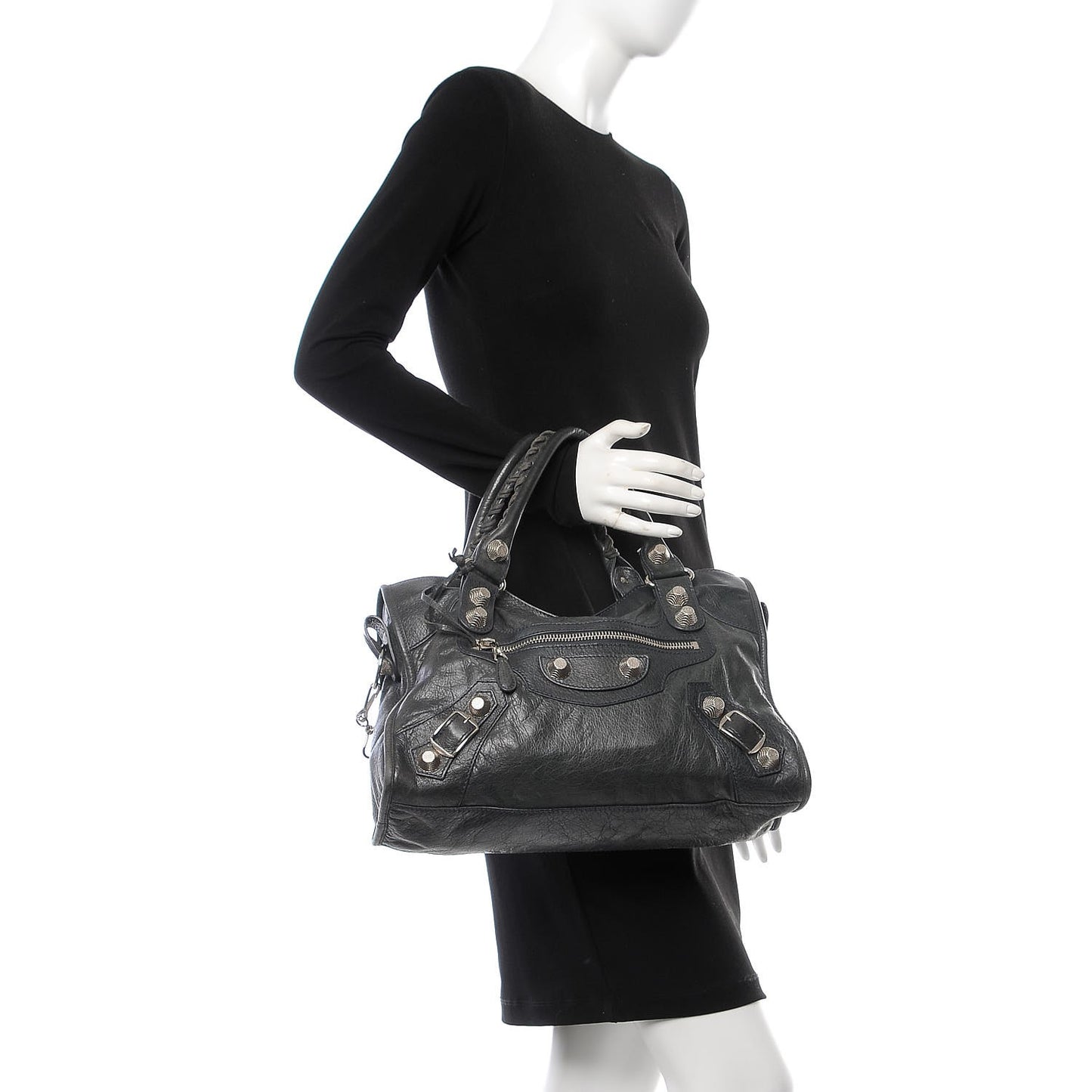 Agneau Giant 21 Silver Hardware City Anthracite