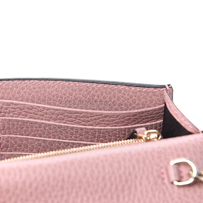 Gucci Dollar Calfskin Medium Betty Chain Wallet Soft Pink 7 of 8
