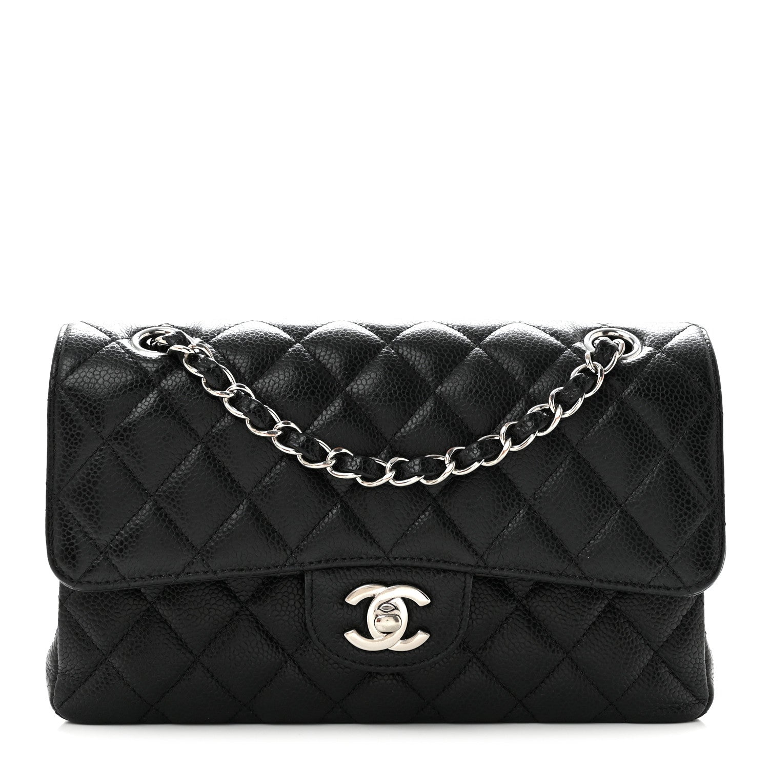 Chanel Caviar Quilted Small Double Flap Black 1 of 12