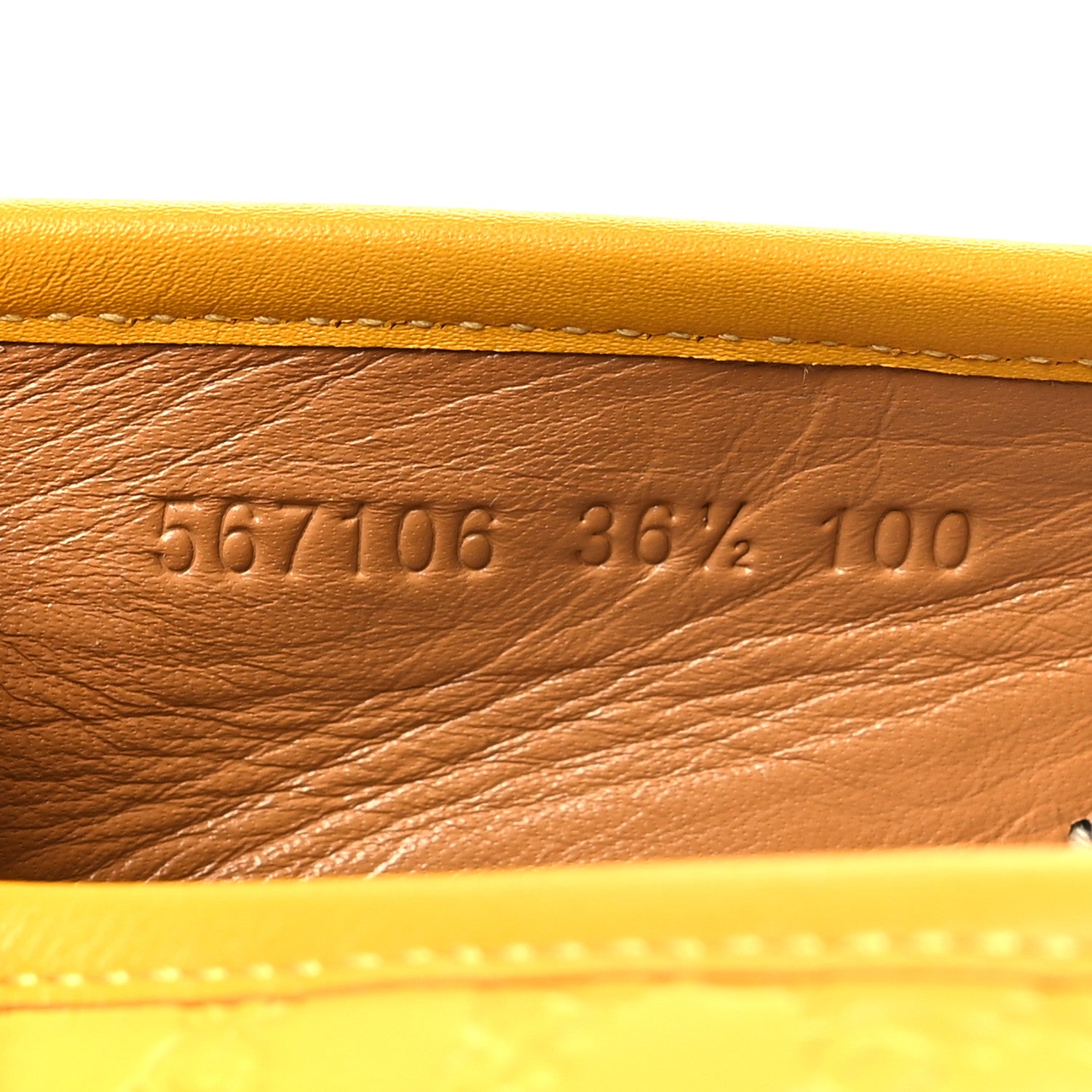 Gucci Microguccissima Soft Espadrilles 36.5 New Buttercup 6 of 9