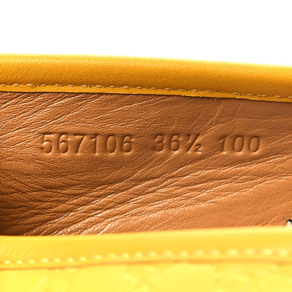 Gucci Microguccissima Soft Espadrilles 36.5 New Buttercup 6 of 9