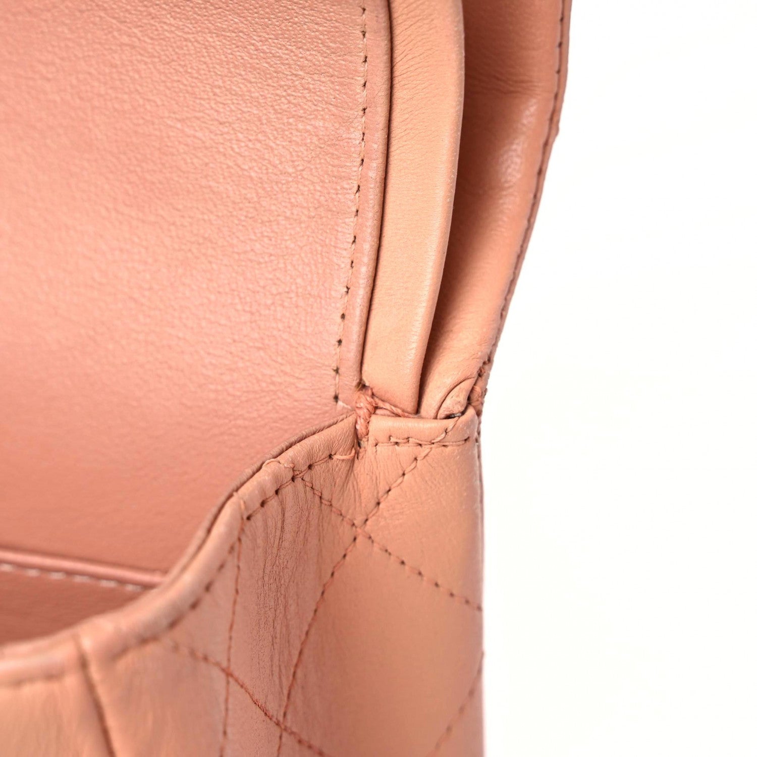 Chanel Lambskin Quilted Medium Double Flap Light Pink 8 of 16