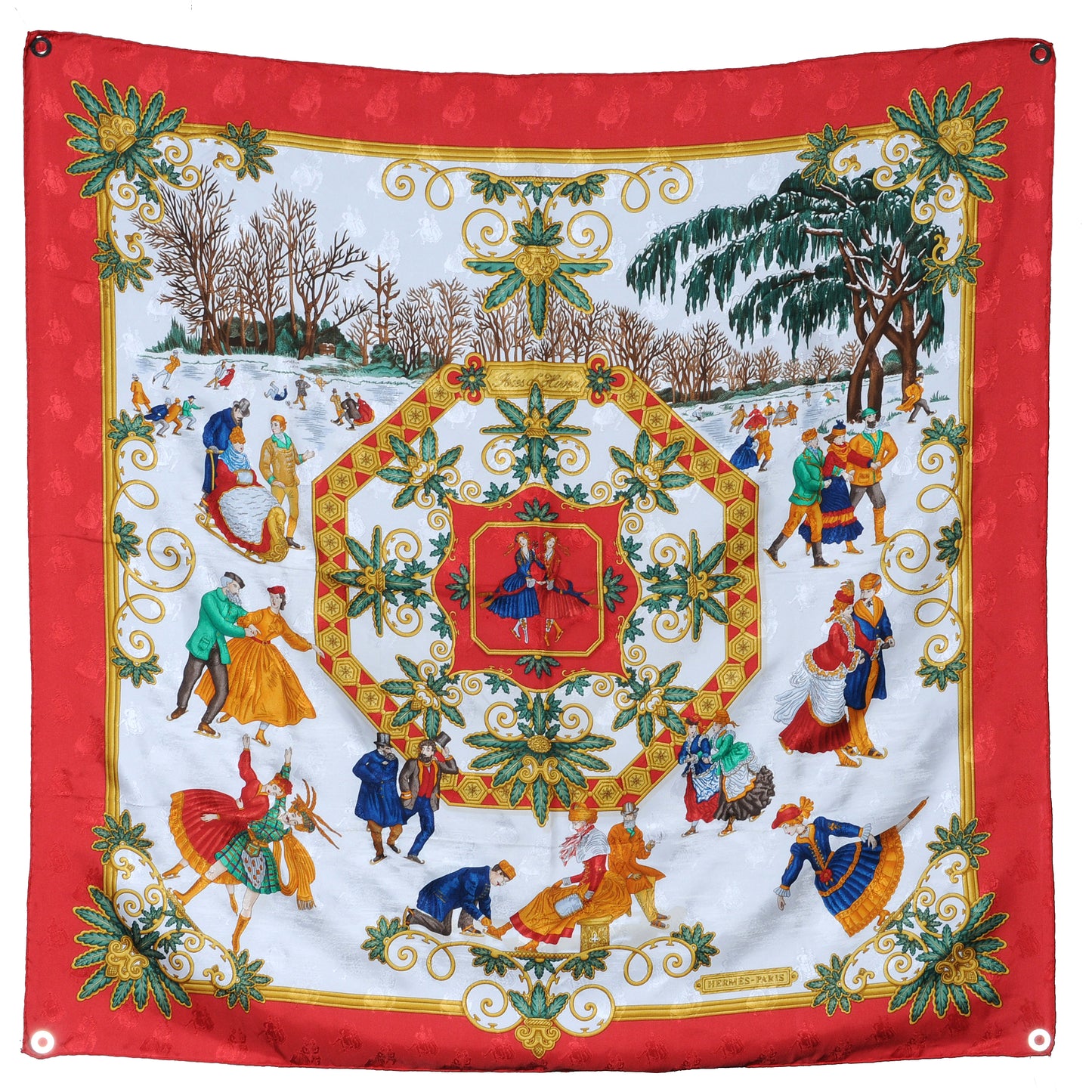 Silk Joies D Hiver Scarf 90