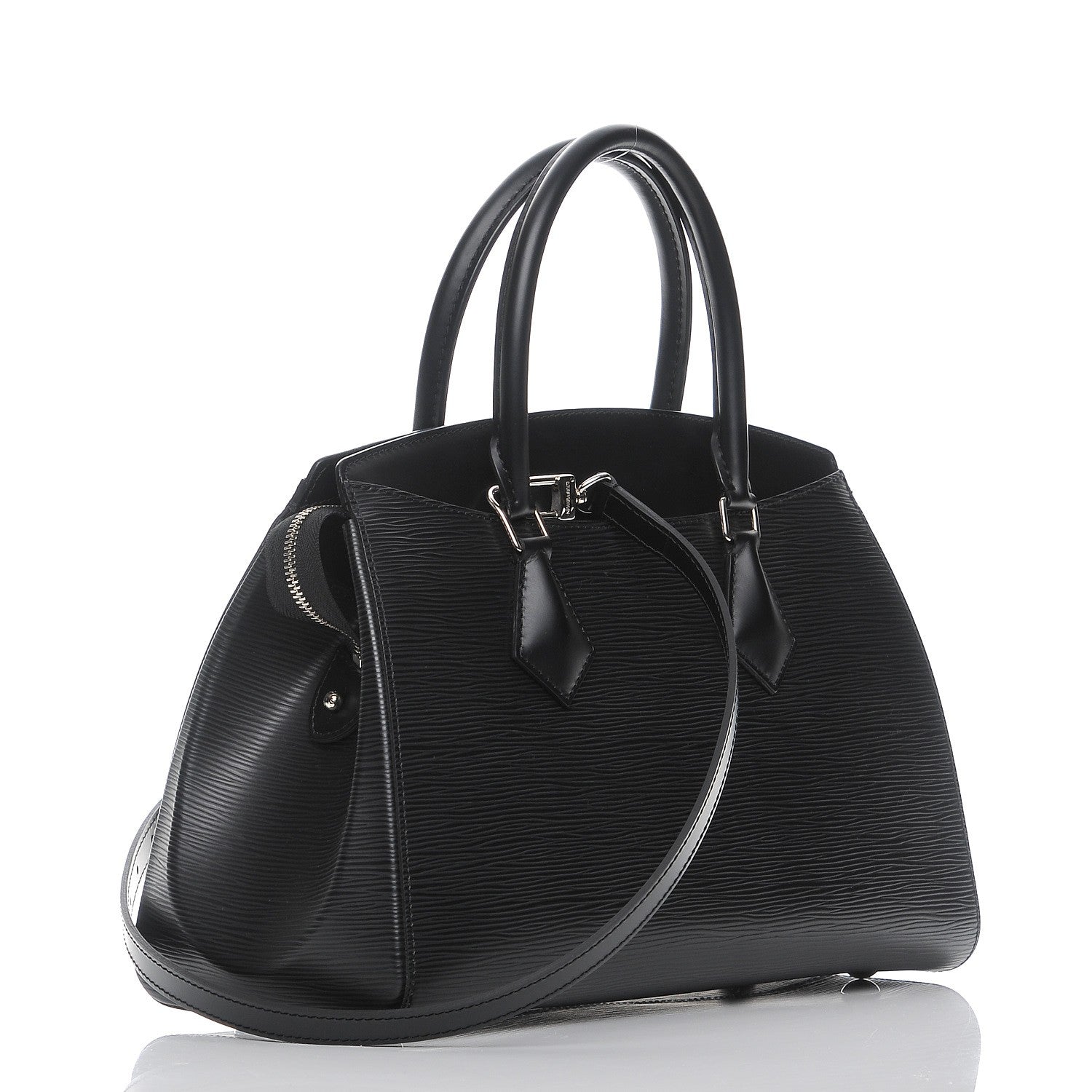 Louis Vuitton Epi Soufflot MM Black 4 of 8