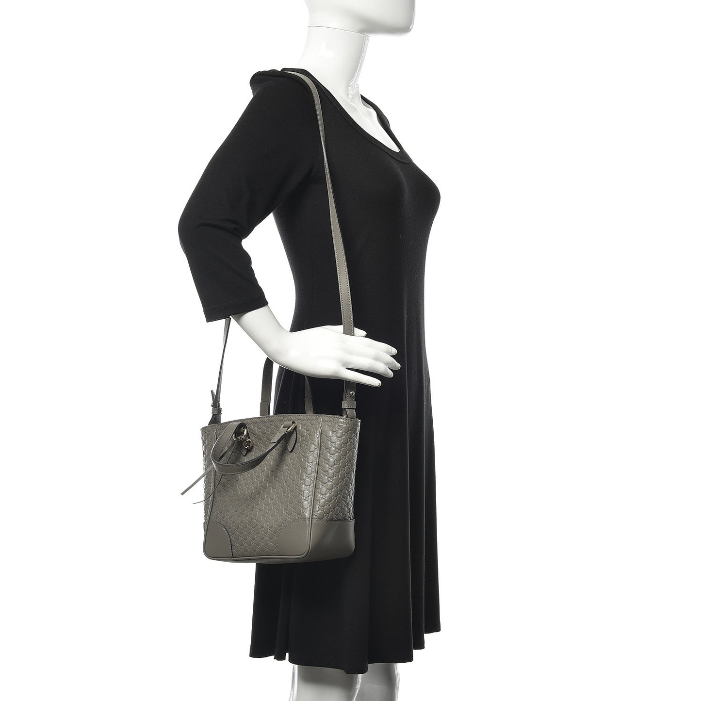Microguccissima Small Bree Tote Graphite