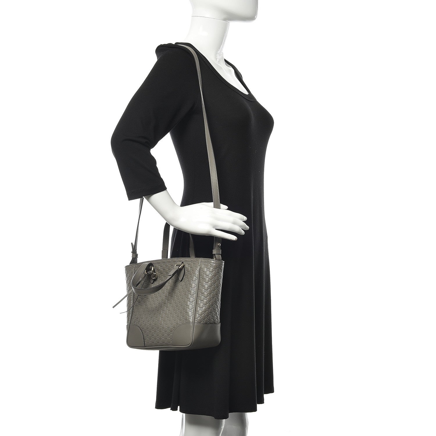 Gucci Microguccissima Small Bree Tote Graphite 2 of 10