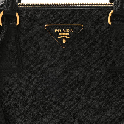 Prada Saffiano Lux Large Galleria Double Zip Tote Black 8 of 10