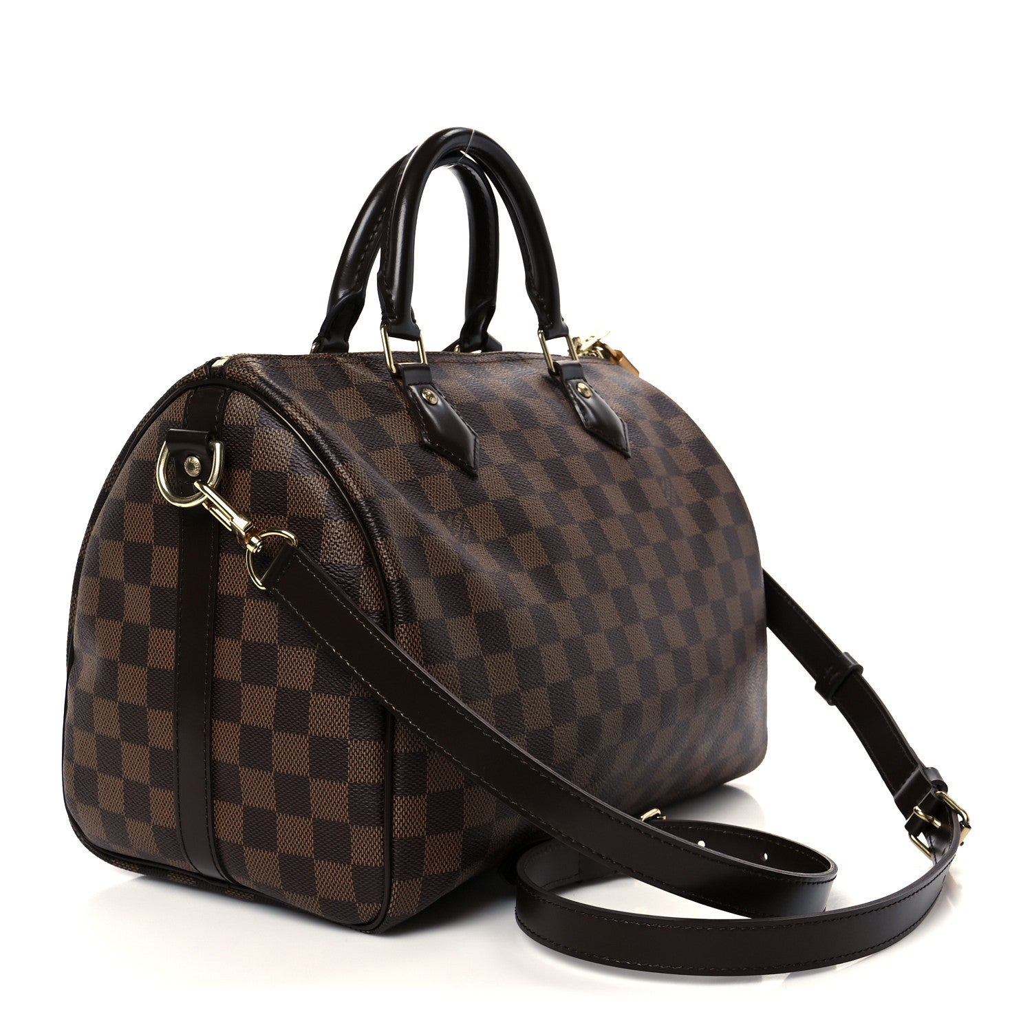 Louis Vuitton Damier Ebene Speedy Bandouliere 30 3 of 12