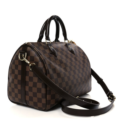 Louis Vuitton Damier Ebene Speedy Bandouliere 30 3 of 12